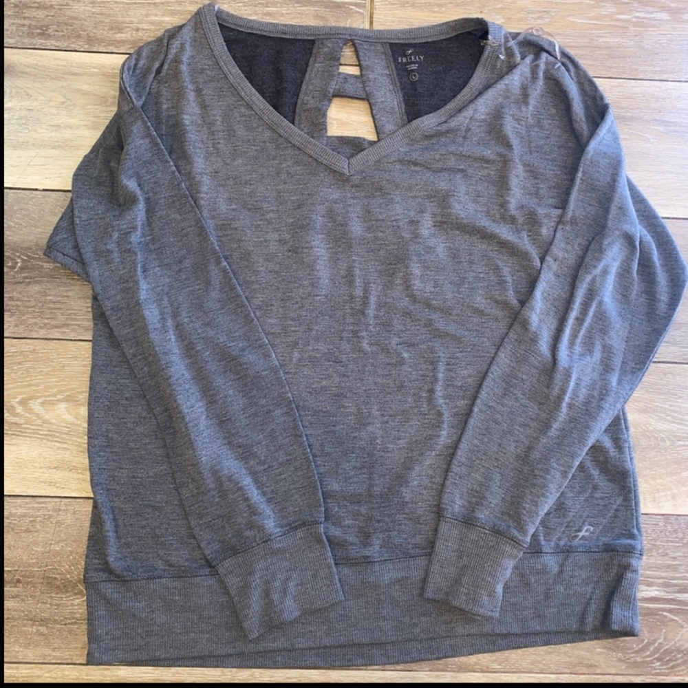 Freely brand Gray Long Sleeve Tee